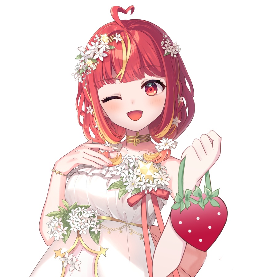 【Vtuber素材】いちごのミニバッグ
