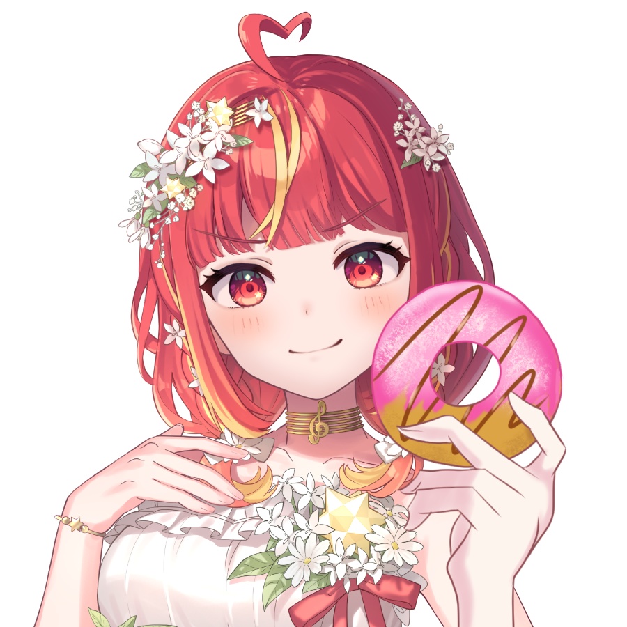 【Vtuber素材】いちごドーナツ