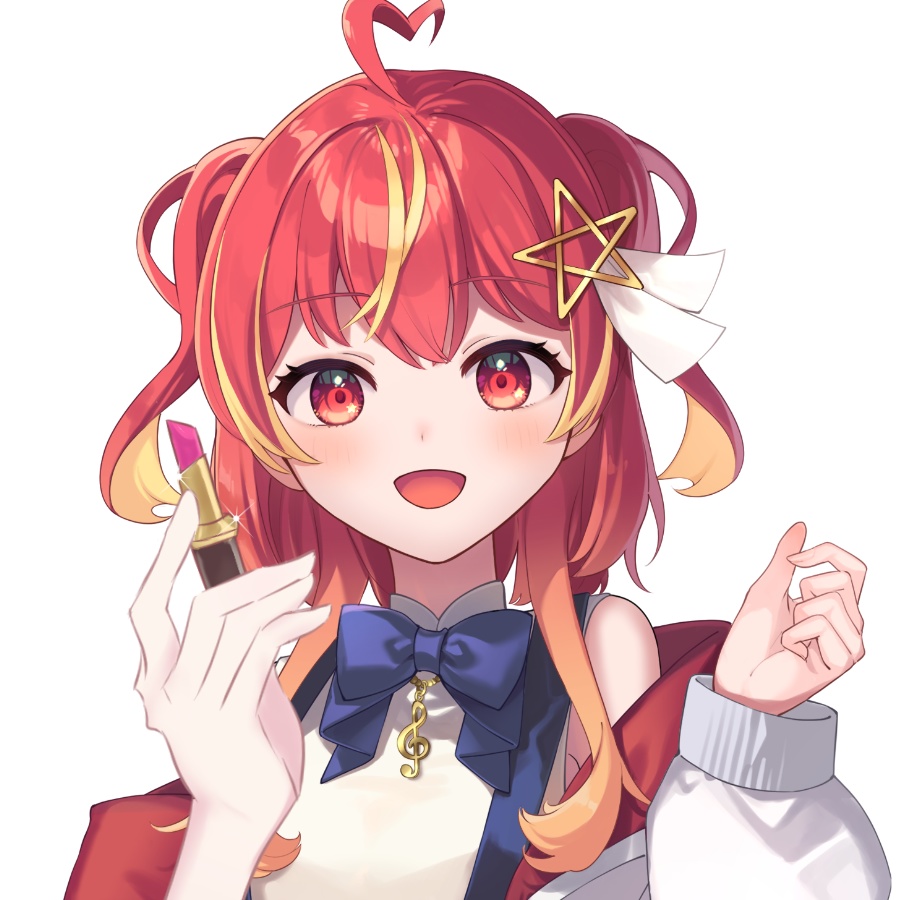 【Vtuber素材】リップスティックを持つ素材