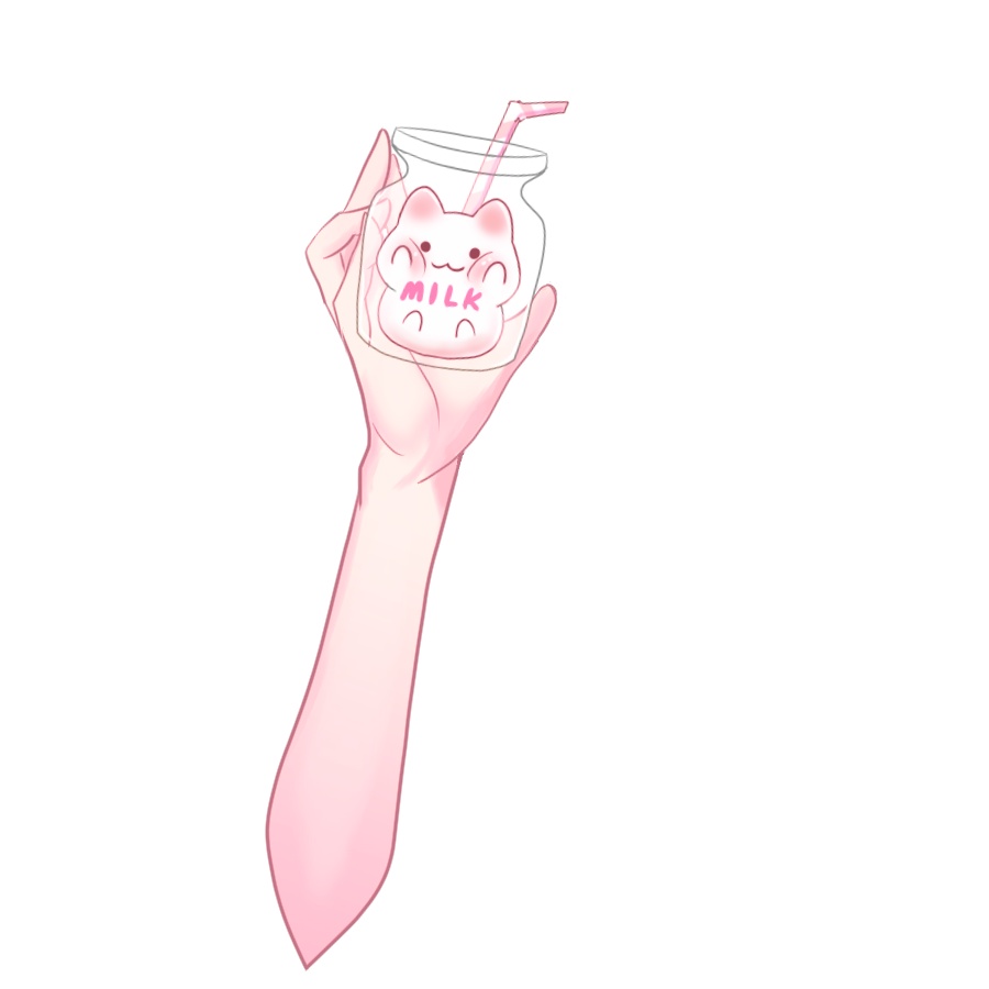 【Vtuber素材】もちもちねこミルクの素材