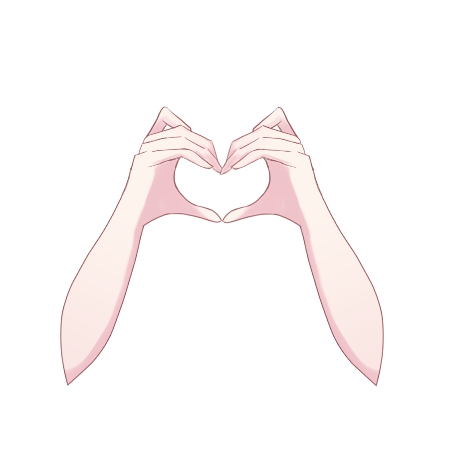 【Vtuber素材】ねこハートの素材