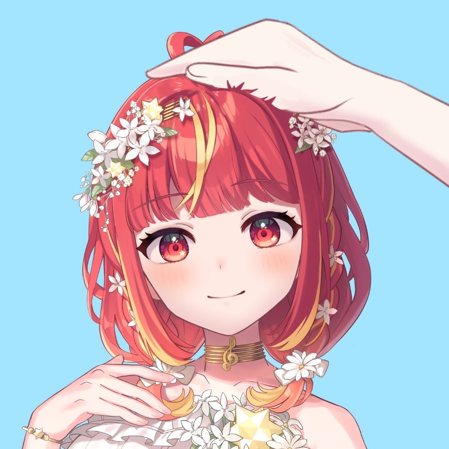 【Vtuber素材】頭を撫でられる素材