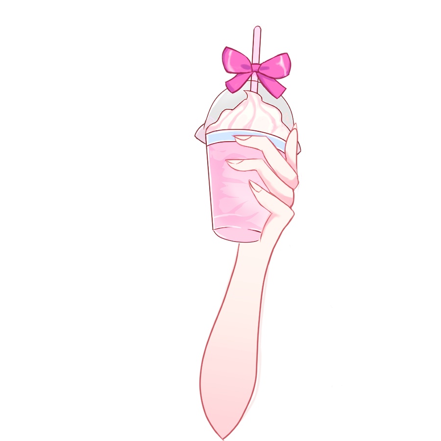 【Vtuber素材】リボンフラッペの素材