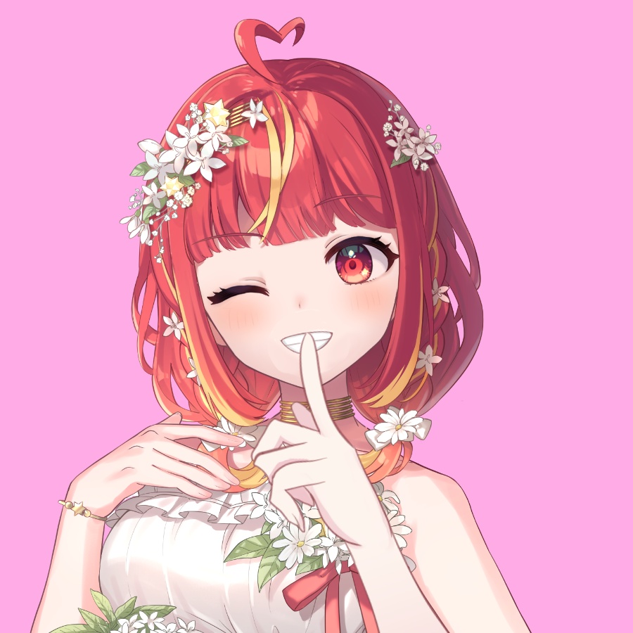 【Vtuber素材】しーっ！の素材