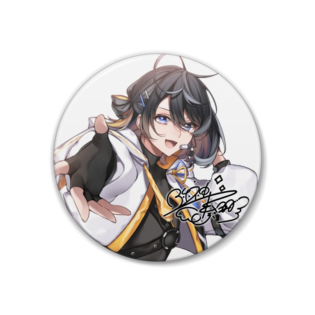 弥神奏羽　缶バッチ（キービジュ）