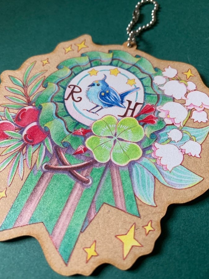 ロビンフッドイメージ ウッドキーホルダー