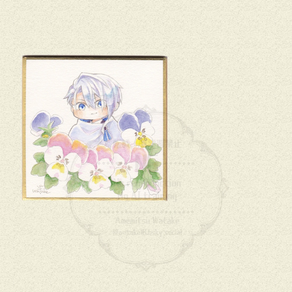 【準備中】とうらぶ 水彩ミニ色紙 【2/8 20時より頒布開始】