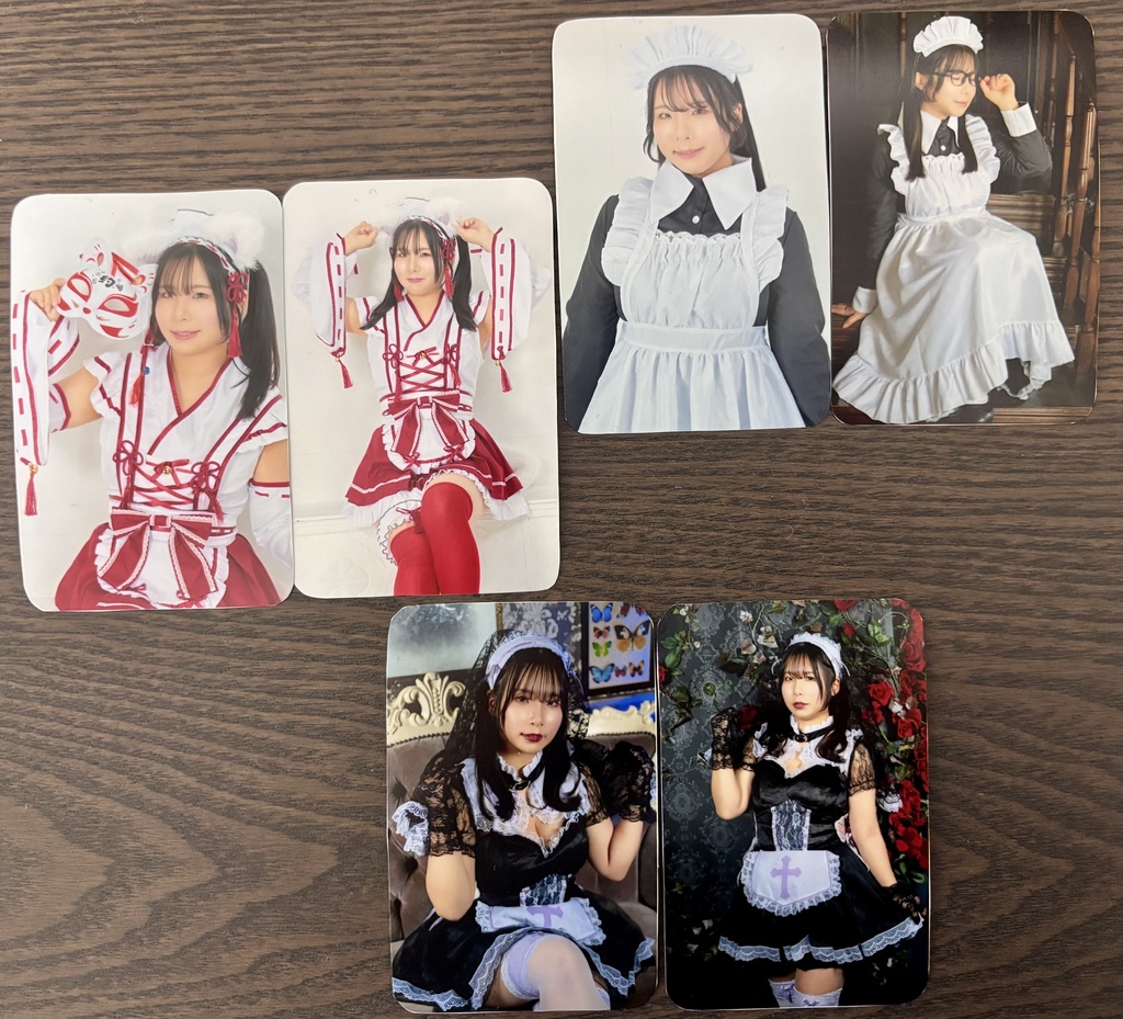 トレカ風ブロマイド2枚セット