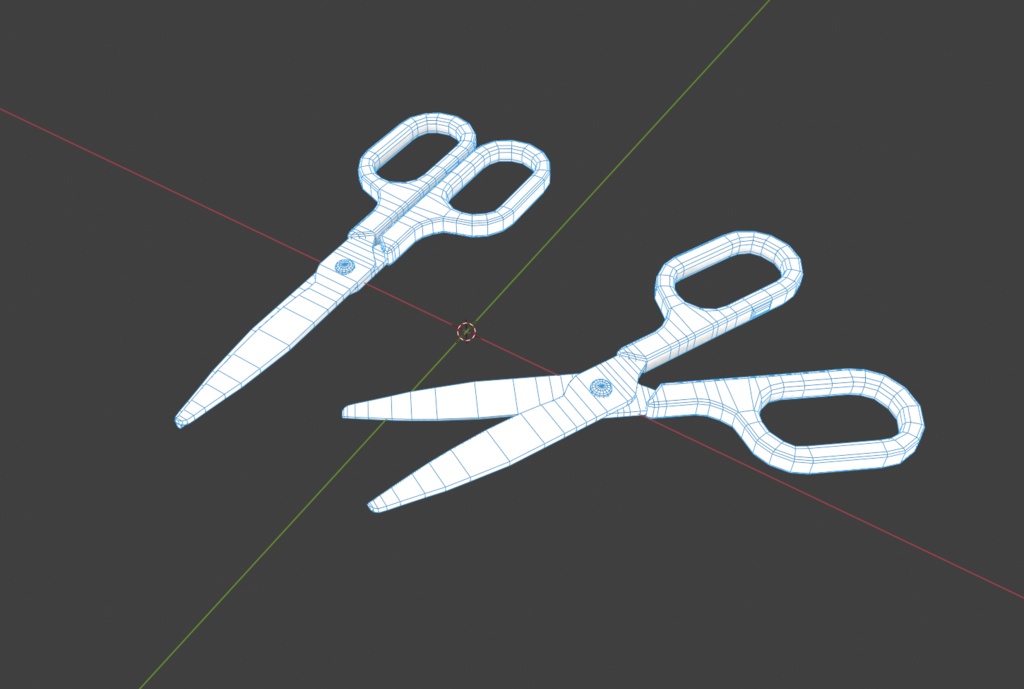 『無料』ハサミ