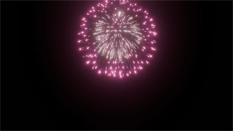 Blender Fireworks: 多重爆発花火2