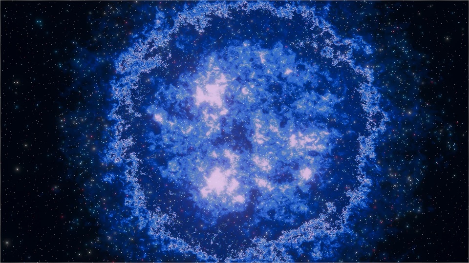 Blender Nebula: 膨張する星雲1