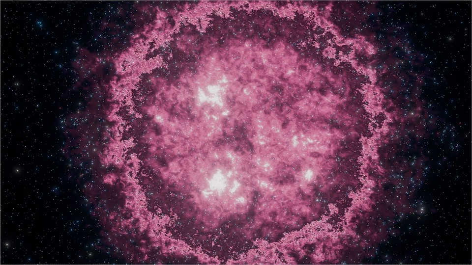 Blender Nebula: 膨張する星雲3