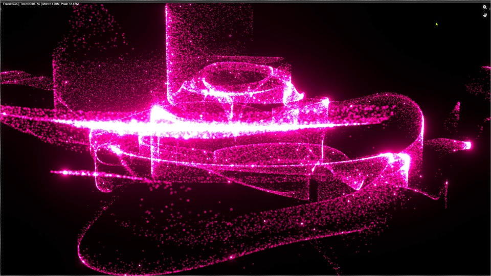 Blender Particle: 崩壊エフェクト2