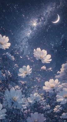 花と幻想の風景イラスト集|10枚セット|淡色・透明感