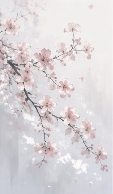 花と幻想の風景イラスト集|10枚セット|淡色・透明感