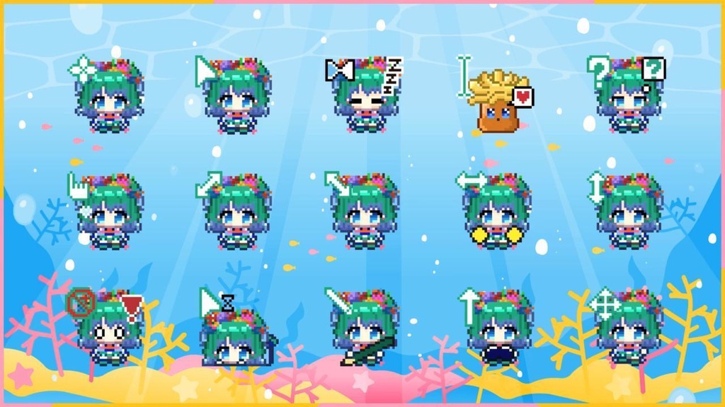クマの深　動くマウスカーソル✨