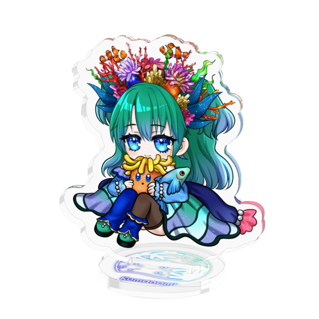 𓂃🐟𓈒 𓂂𓏸クマの深待機姿アクリルフィギュア✩‧₊˚🐋