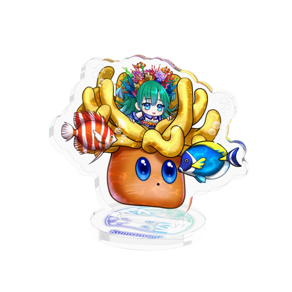 𓂃🐟𓈒 𓂂𓏸クマの深お留守番アクリルフィギュア✩‧₊˚🐋