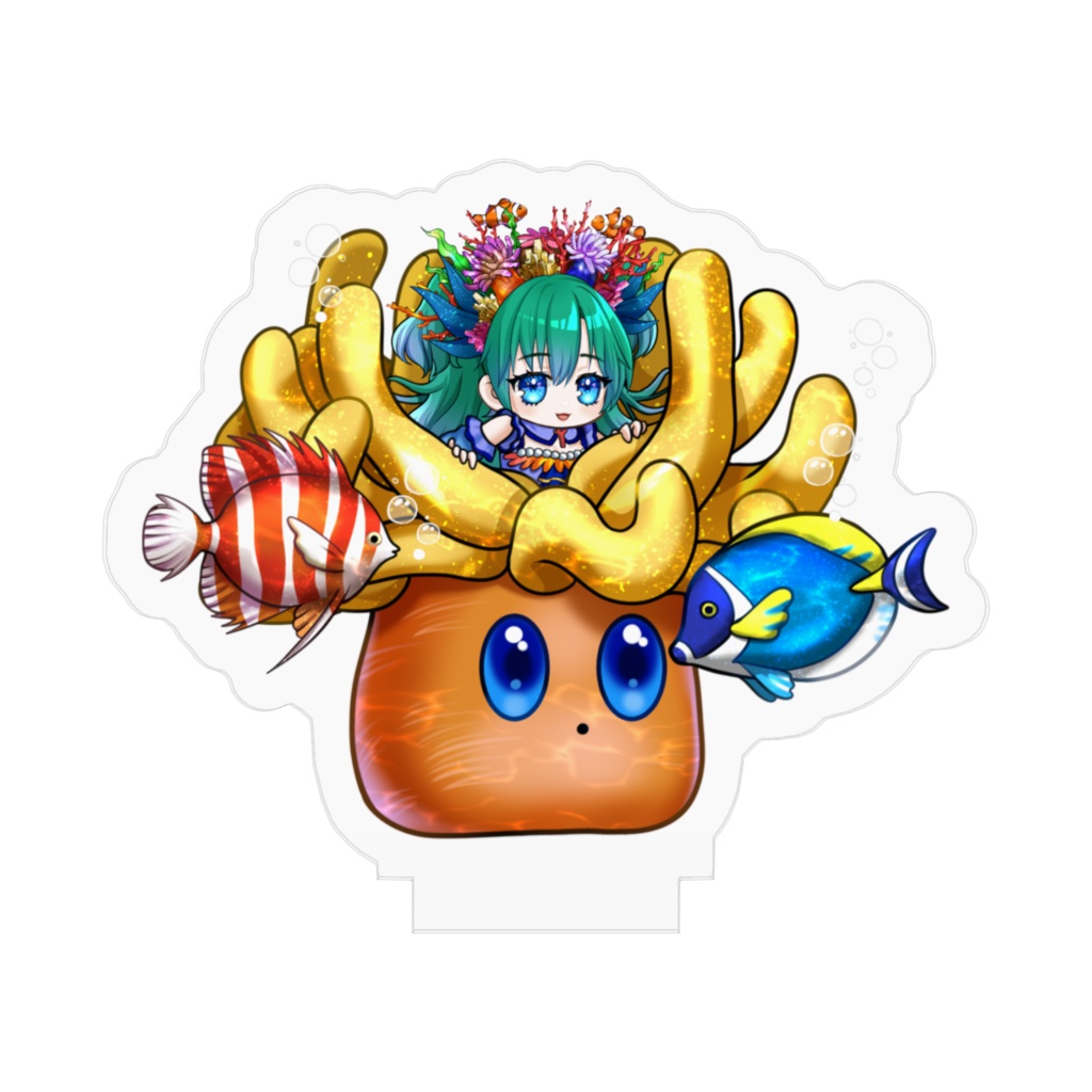 𓂃🐟𓈒 𓂂𓏸クマの深お留守番アクリルフィギュア✩‧₊˚🐋