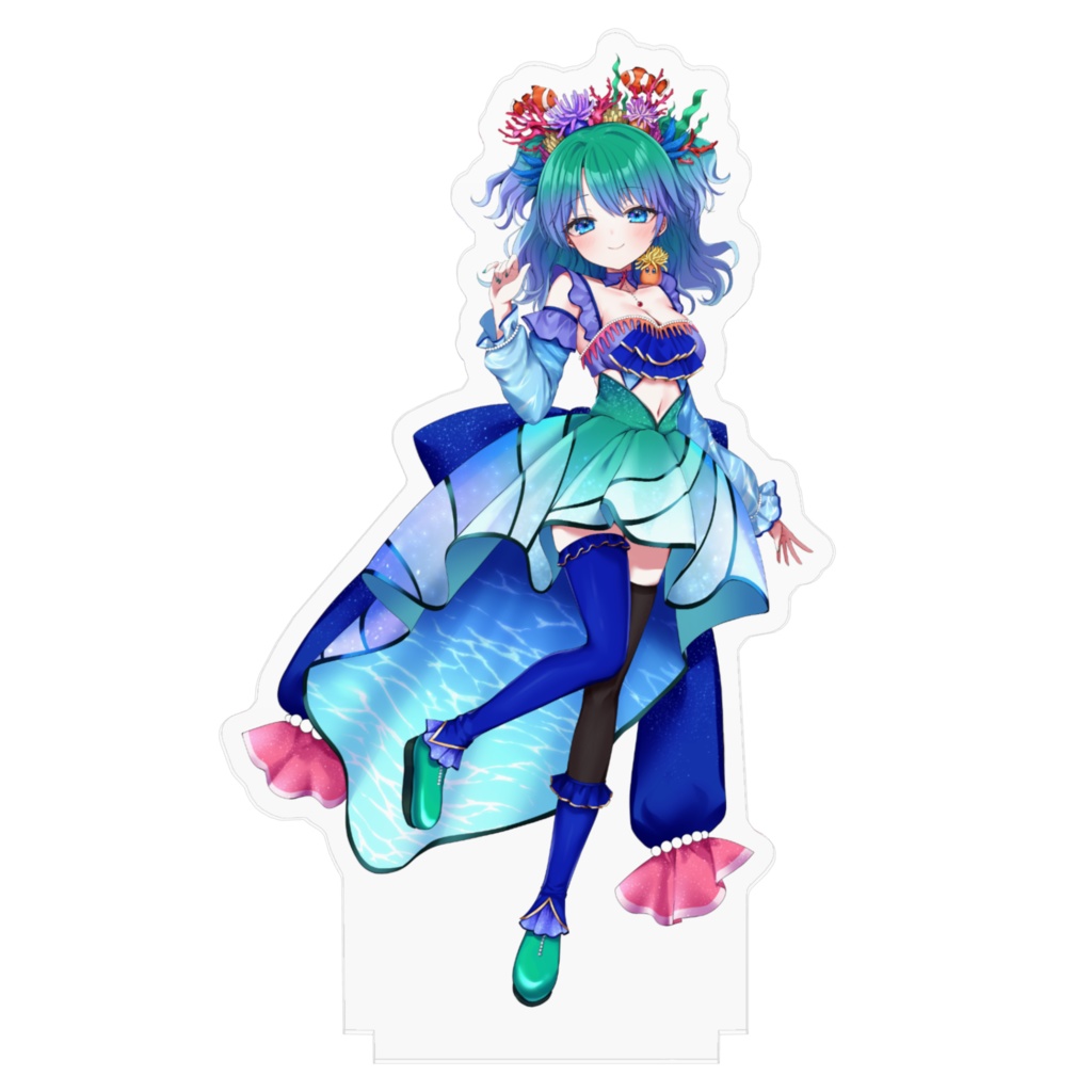 𓂃🐟𓈒 𓂂𓏸クマの深キービジュアルアクリルフィギュア✩‧₊˚🐋