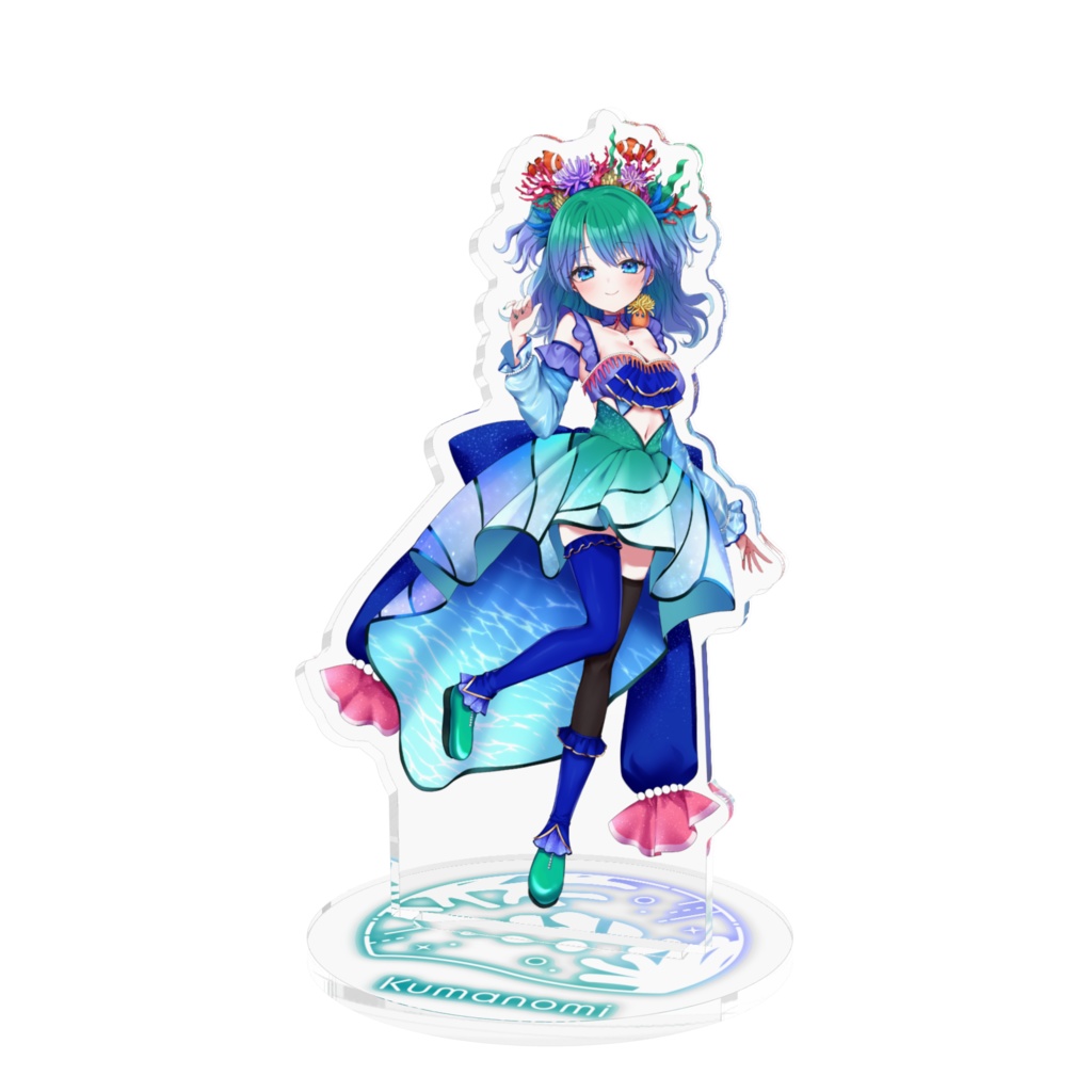 𓂃🐟𓈒 𓂂𓏸クマの深キービジュアルアクリルフィギュア✩‧₊˚🐋