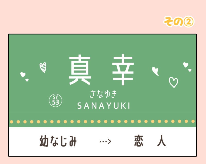 さなゆき駅看板風マグネット