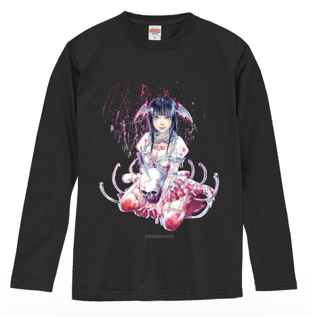 【ロンT】ブラック/XL