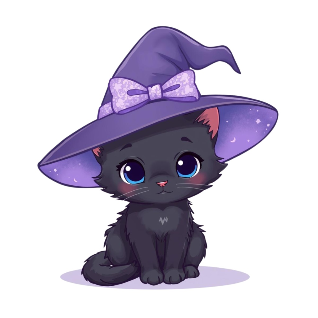 可愛いハロウィンクリップアート10種セット(PNG形式)