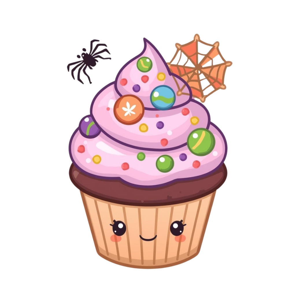 可愛いハロウィンクリップアート10種セット(PNG形式)