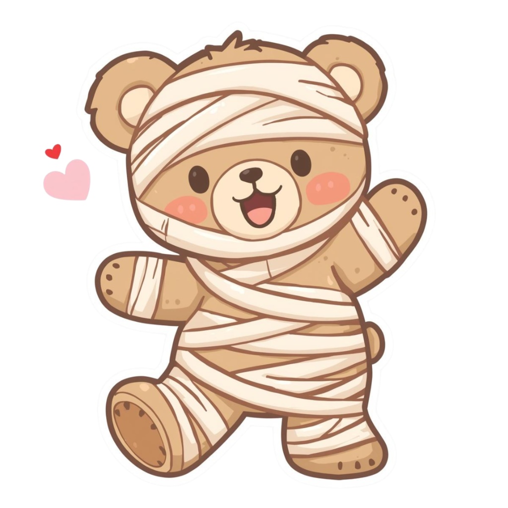 可愛いハロウィンクリップアート10種セット(PNG形式)