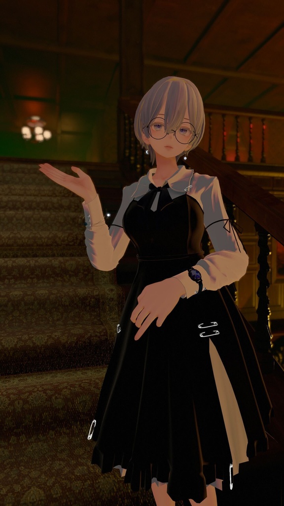 Biblio Factlium 02「TELESCOPIUM」【複数アバター対応衣装】(3Dモデル)