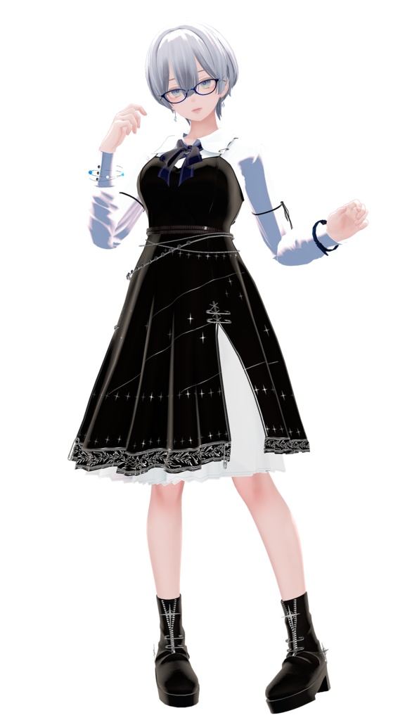 Biblio Factlium 02「TELESCOPIUM」【複数アバター対応衣装】(3Dモデル)