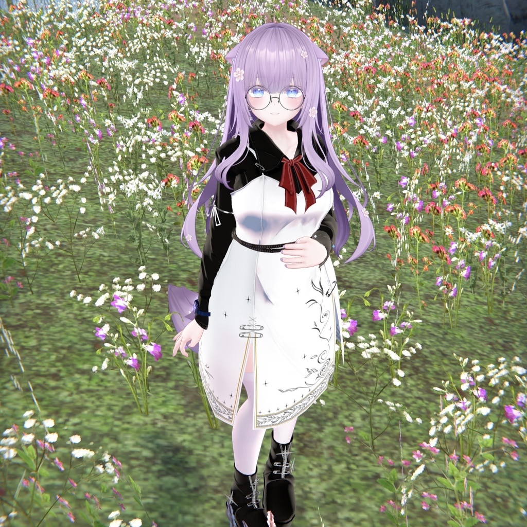 Biblio Factlium 02「TELESCOPIUM」【複数アバター対応衣装】(3Dモデル)