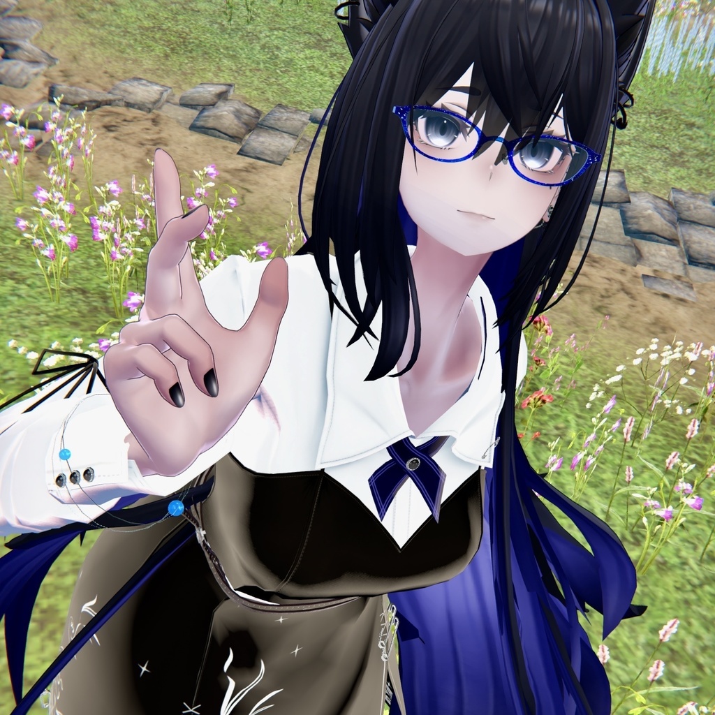 Biblio Factlium 02「TELESCOPIUM」【複数アバター対応衣装】(3Dモデル)