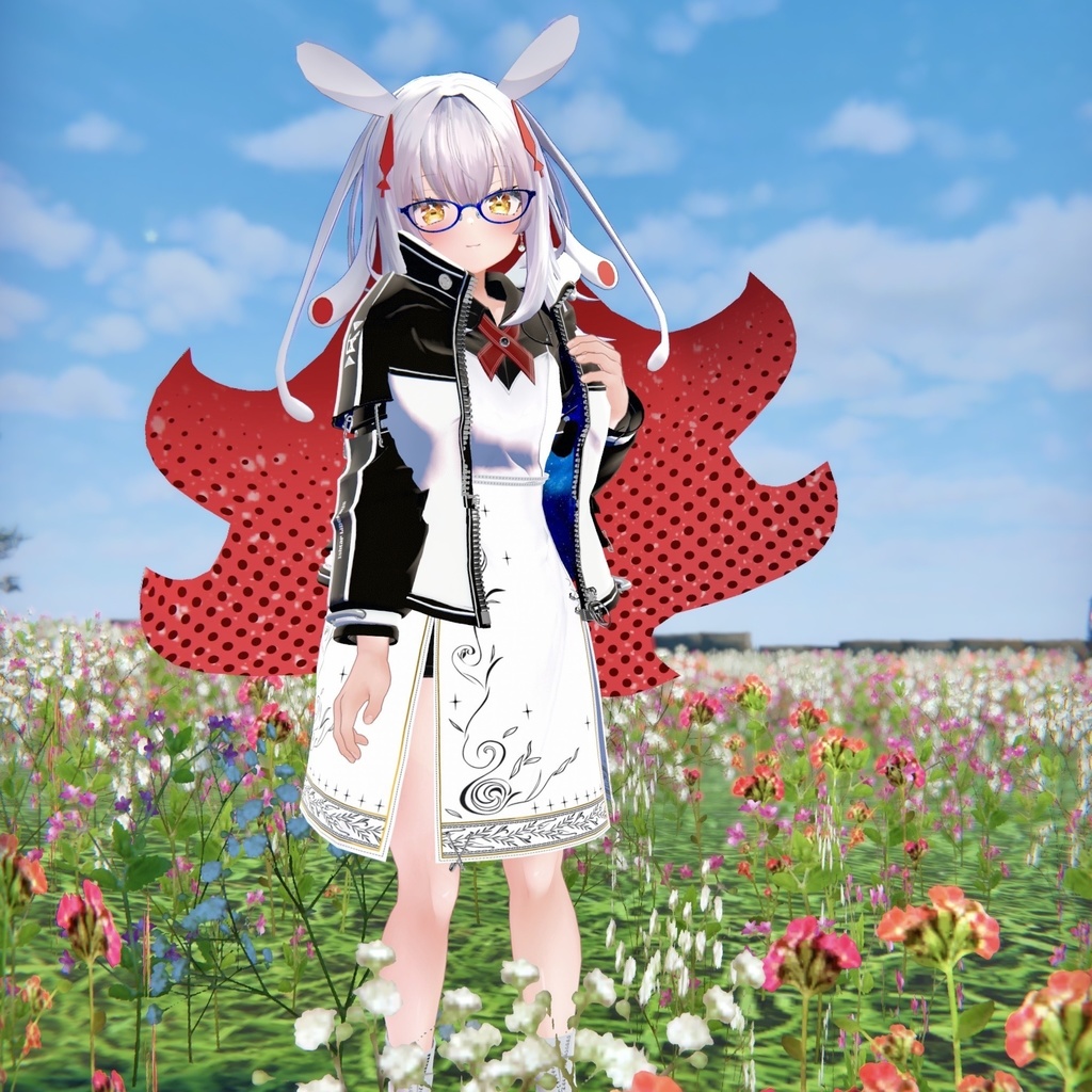 Biblio Factlium 02「TELESCOPIUM」【複数アバター対応衣装】(3Dモデル)