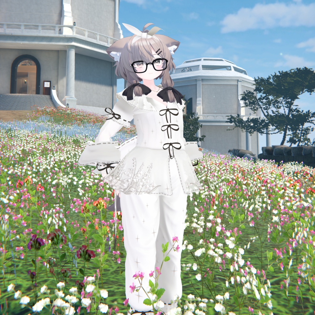 Biblio Factlium 03「CONVALLARIA」【複数アバター対応衣装】(3Dモデル)