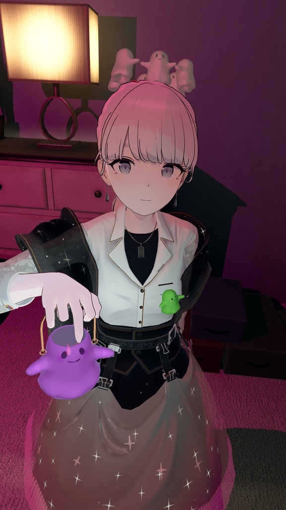 👻終売👻ハロウィーンゴーストアイテム/もっちりヘイロー・ランタン・バッジ🎃#IshtarHalloween