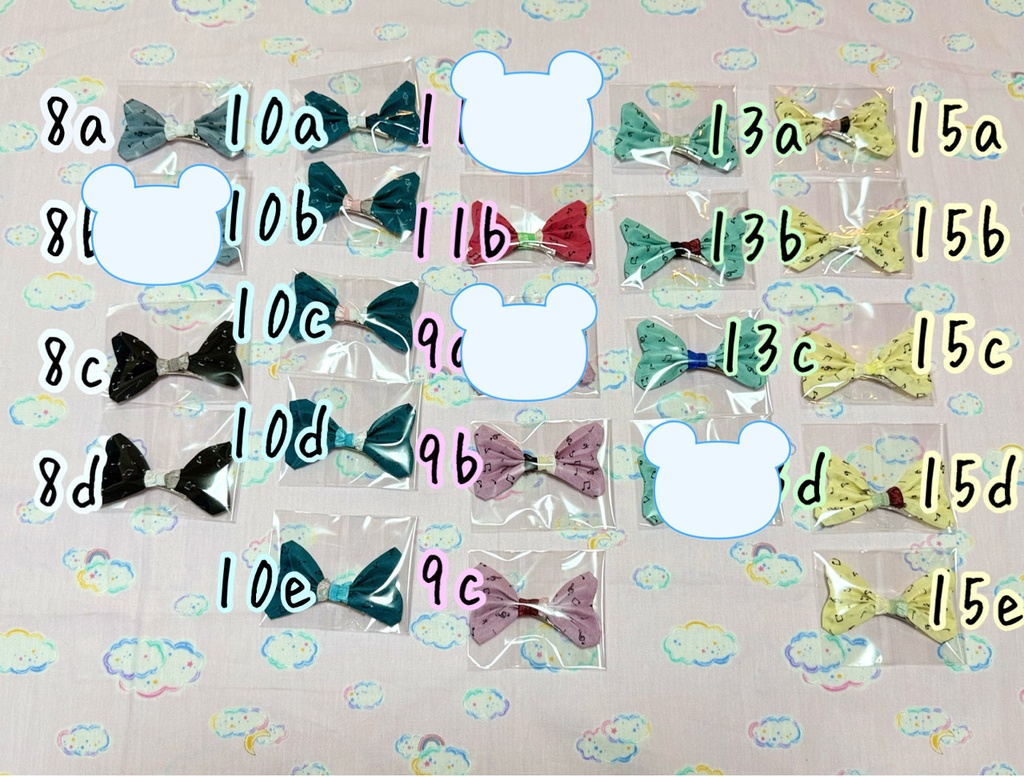 ぬいちゃんのピョコっとリボン