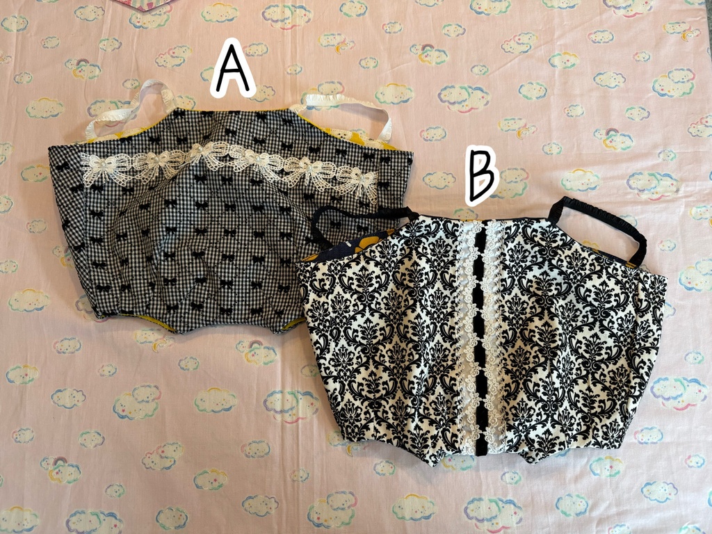 デカちゃんのリバーシブルサロペット