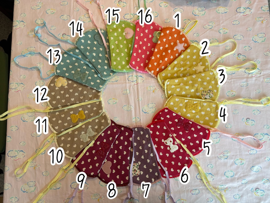 めちゃデカモンぬい用のスタイやリボン