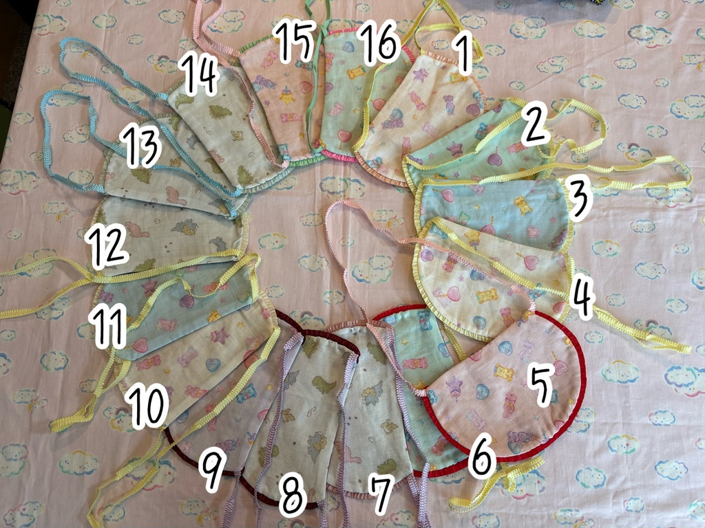 めちゃデカモンぬい用のスタイやリボン