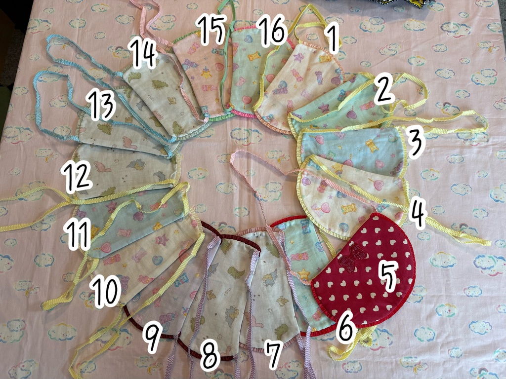 めちゃデカモンぬい用のスタイやリボン