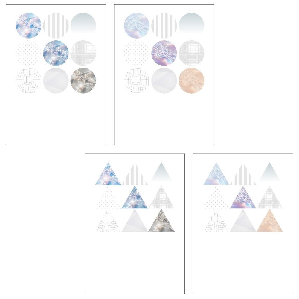 【A5/印刷可】オーロラ表紙素材