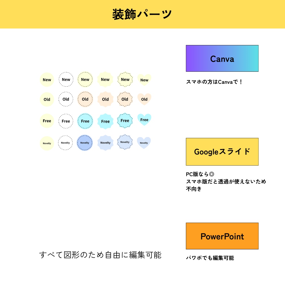 お品書きテンプレート・チェック柄【Canva・Googleスライド・PowerPoint】