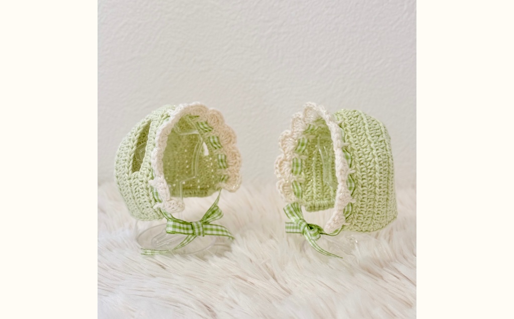 <受注生産> Sparkly Soda Bonnet (耳出し穴ありver.)
