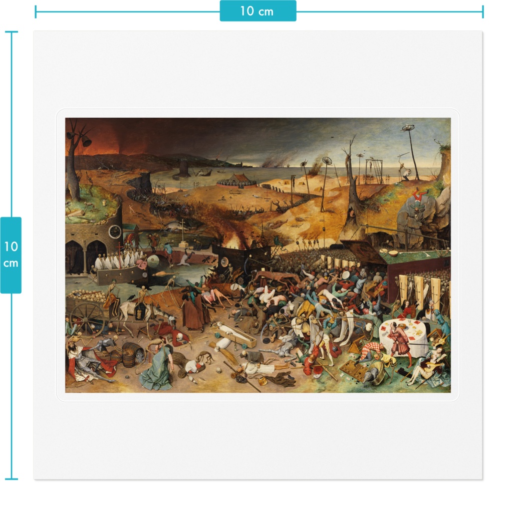 ブリューゲル 死の勝利 ステッカー