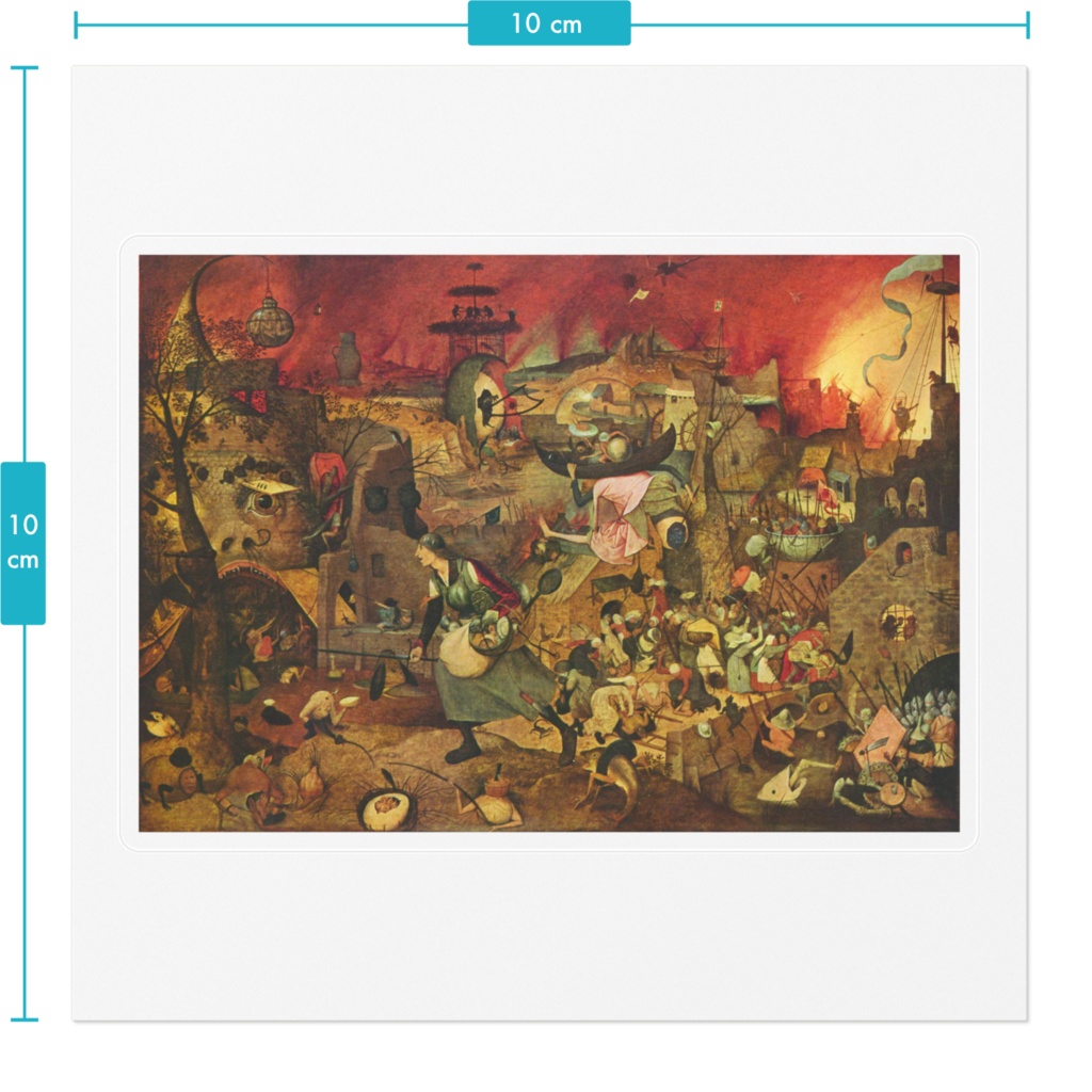 ブリューゲル 悪女フリート ステッカー