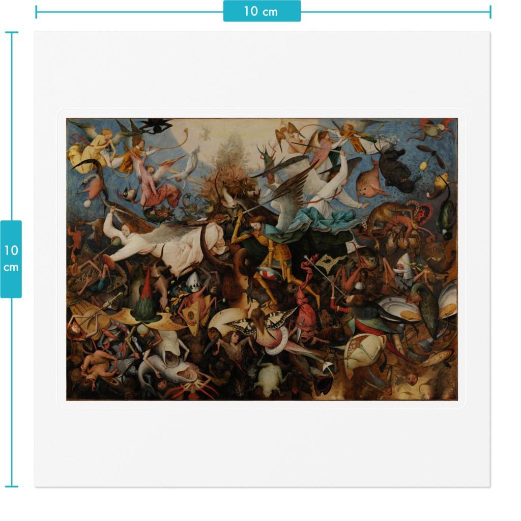 ブリューゲル 反逆天使の墜落 ステッカー