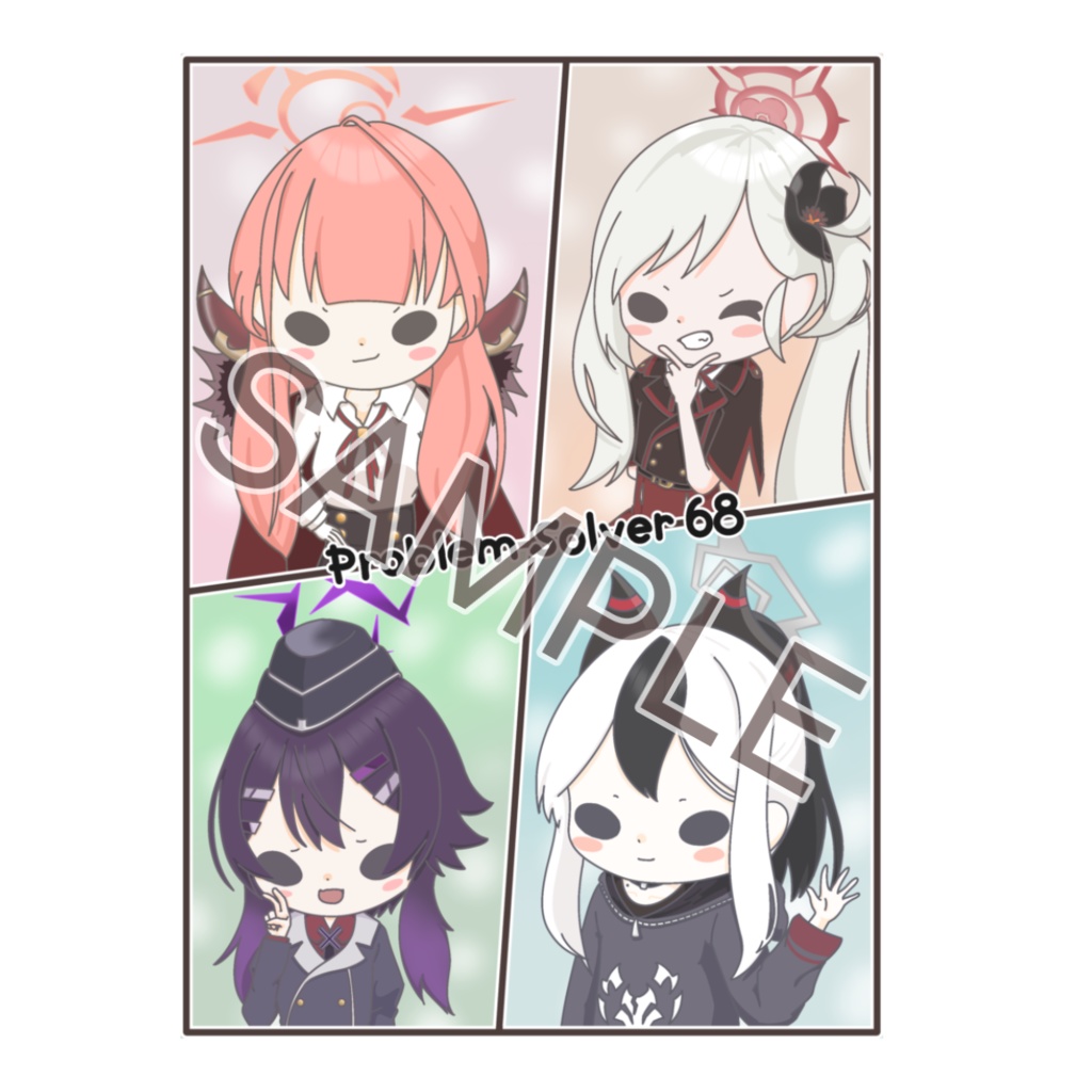 便利屋68シール 5種