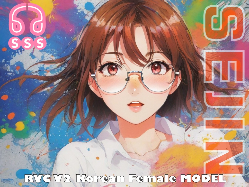 [RVC] AI Voice model - SEJIN [KLM4.1 / Rmvpe / 한국어 / 日本語 / VR:M]